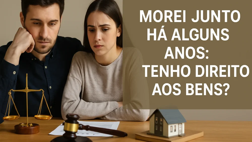 Morei Junto Há Alguns Anos: Tenho Direito aos Bens? 1 Morei junto DIREITO A BENS IMAGEM