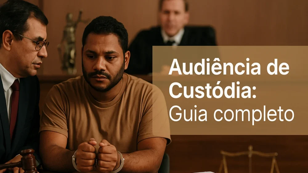 Audiência de custódia Guia completo