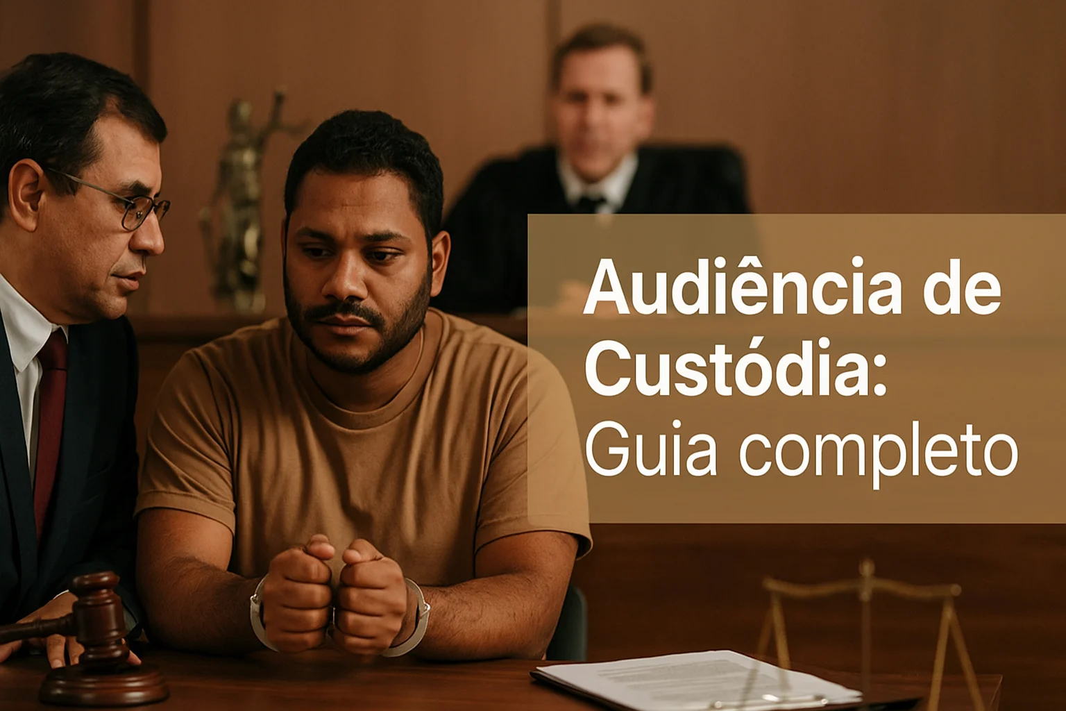 Audiência de custódia Guia completo