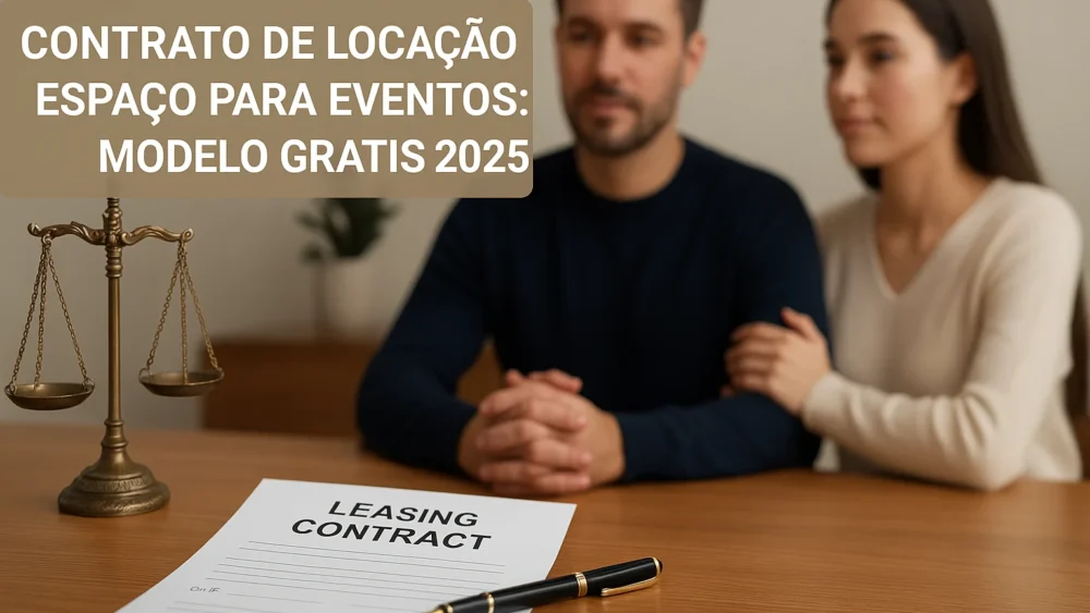 Contrato de Locação espaço para eventos Modelo grátis 2025