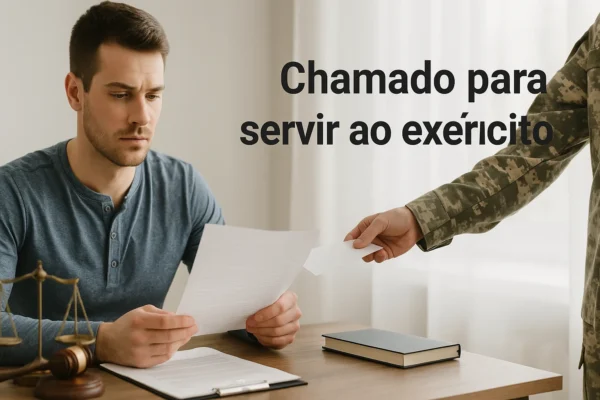 Chamado para servir ao exército
