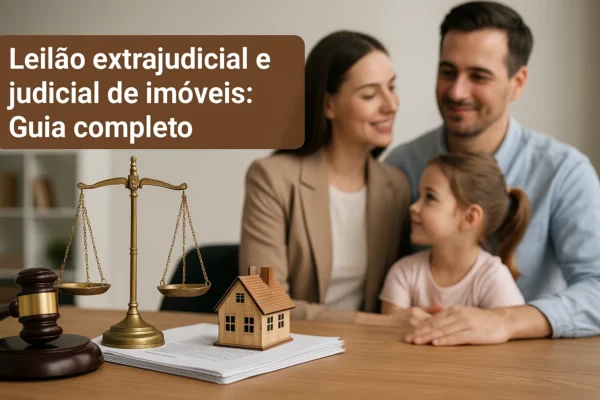 Leilão extrajudicial e judicial de imóveis