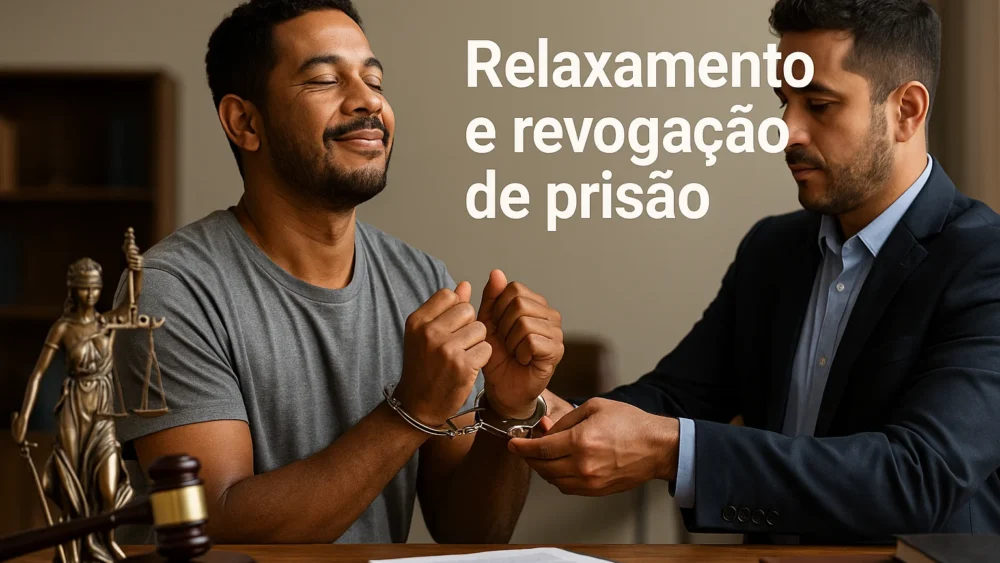 Relaxamento e revogação da prisão: Diferenças e como pedir. 1 Relaxamento de prisao 2