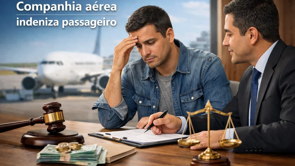 companhia aérea indeniza passageiro