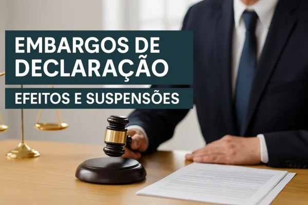 embargos de declaração efeitos