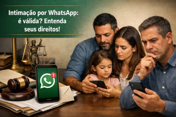 intimação por WhatsApp