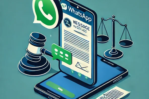 Intimação whatsapp