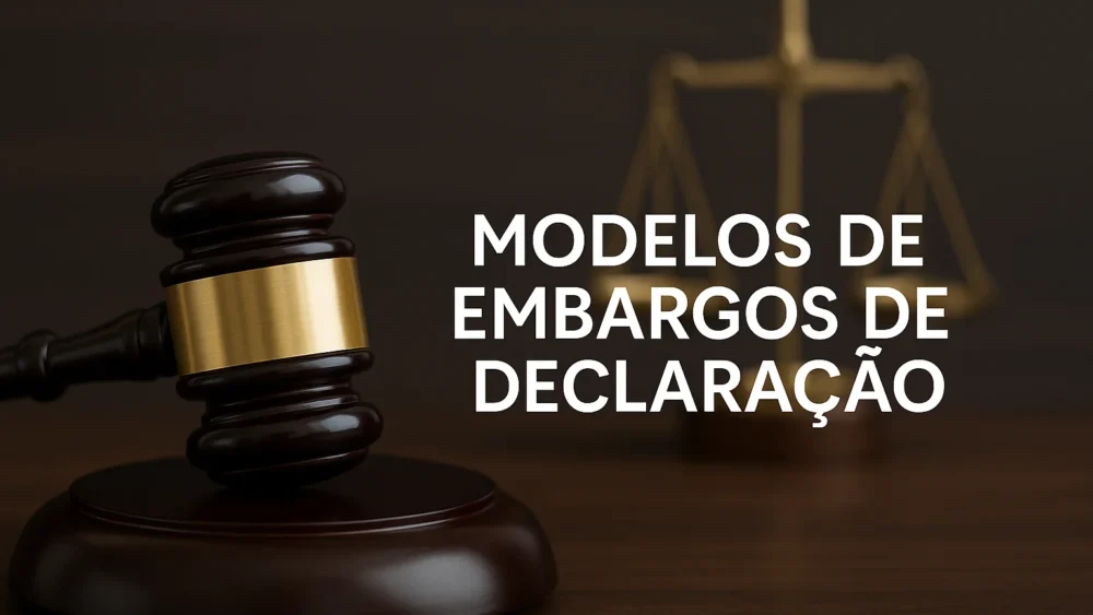 modelos de embargos de declaração