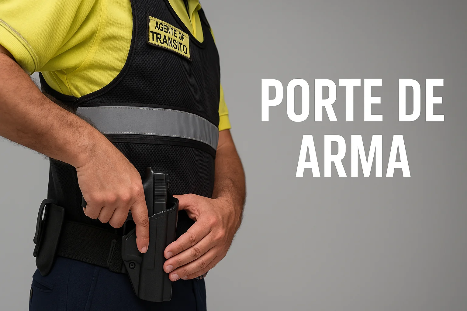 Porte de arma para agentes de trânsito em 2026: o que diz o projeto?
