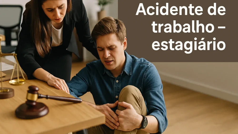 Acidente de trabalho estagiário