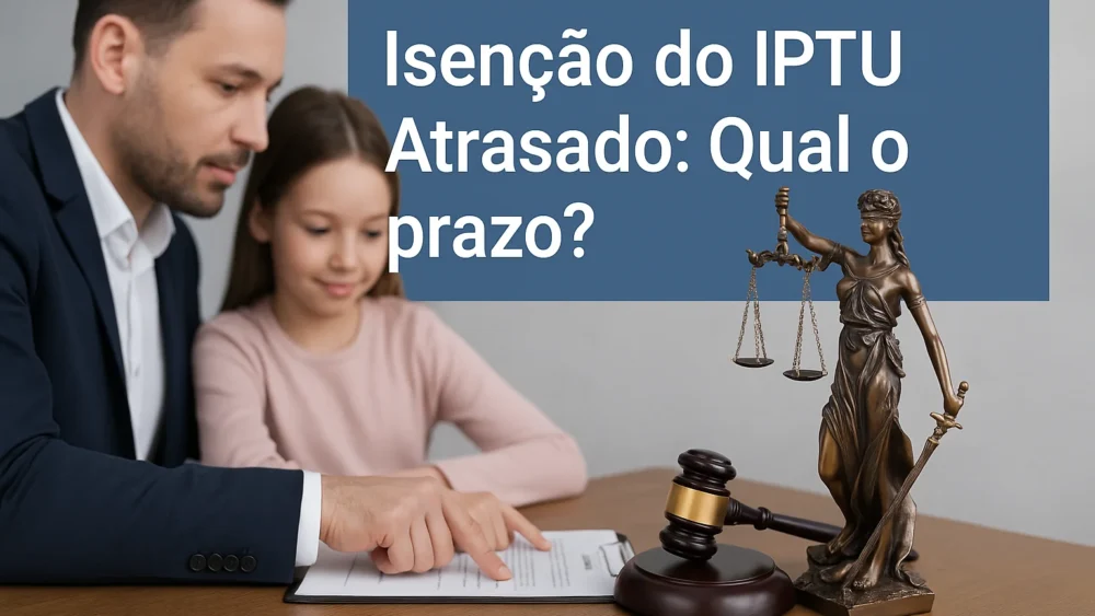 ISENÇÃO DO IPTU PRAZO