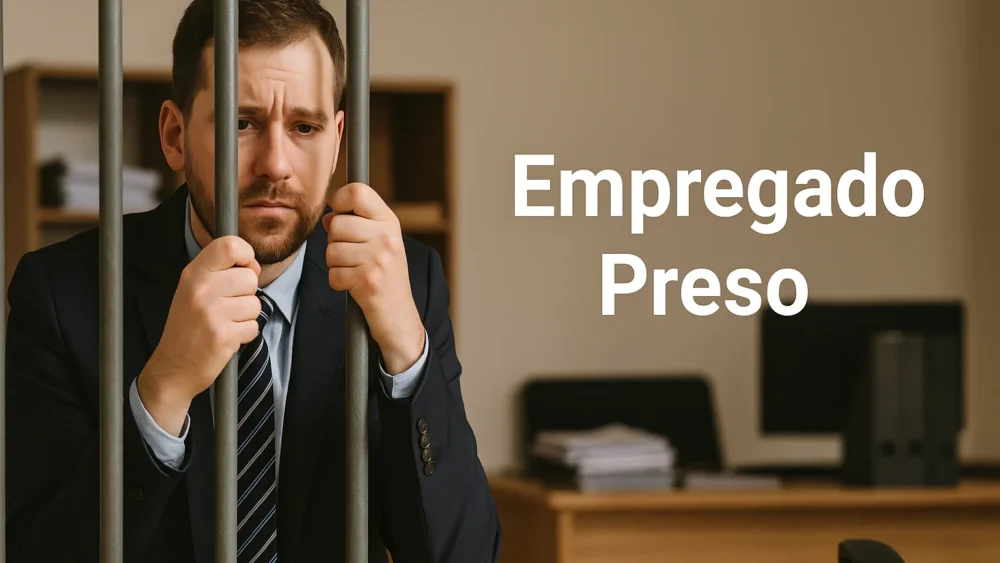 Empregado preso