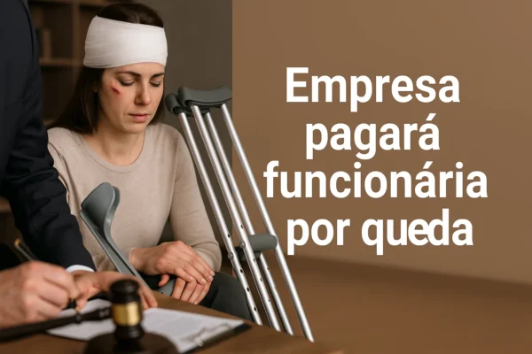 Empresa pagará funcionária por queda