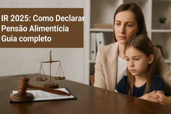 IR 2025 Como Declarar Pensão Alimentícia