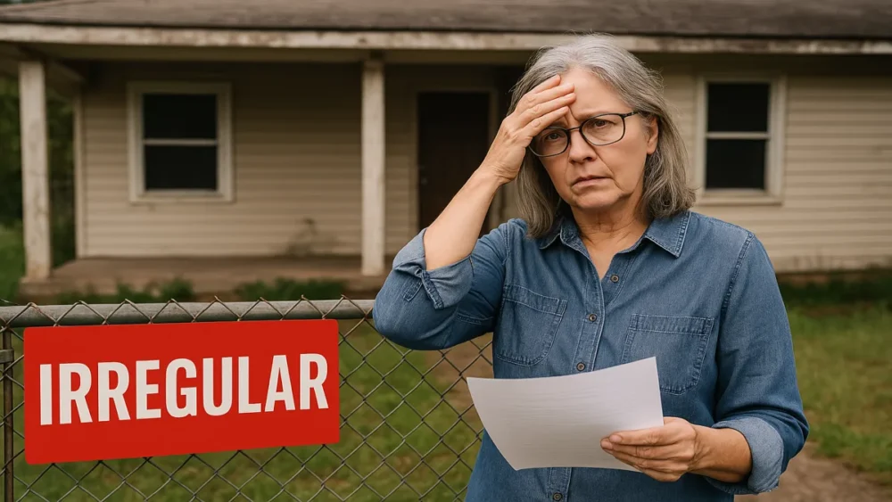 Imóvel irregular
