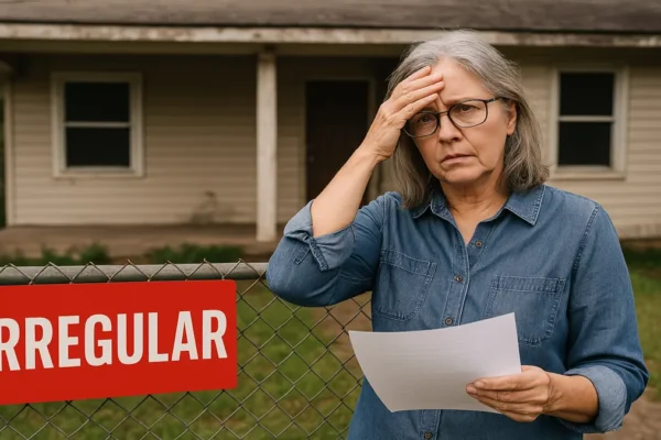 Imóvel irregular