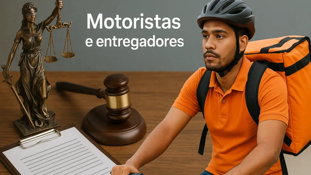 Motoristas e entregadores