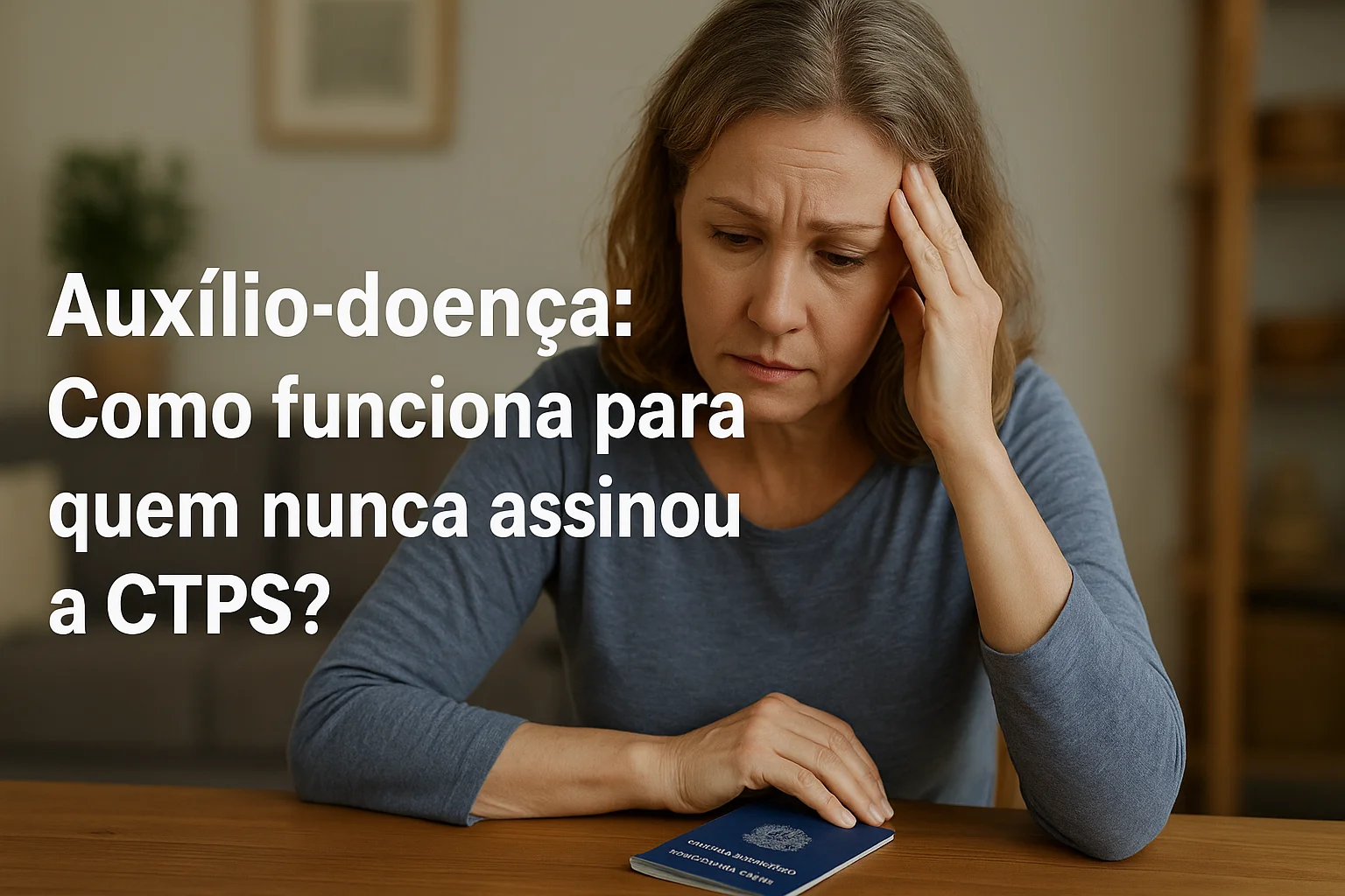Auxílio-doença para quem nunca assinou CTPS