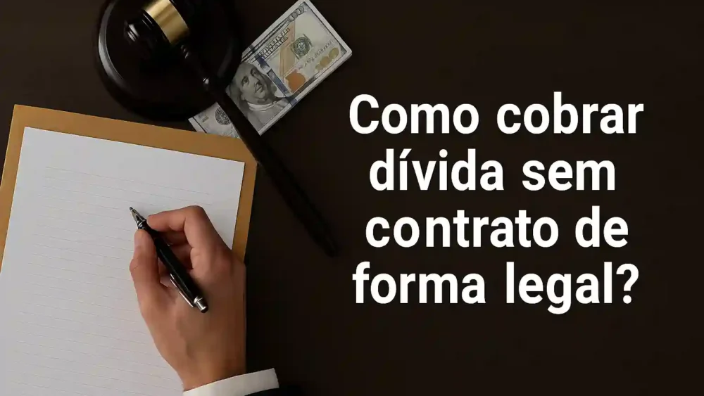 IMAGEM: Cobrança sem contrato