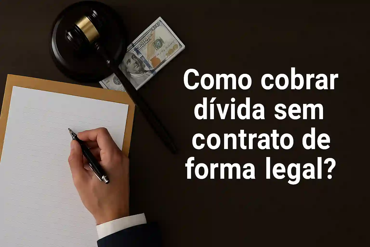 IMAGEM: Cobrança sem contrato