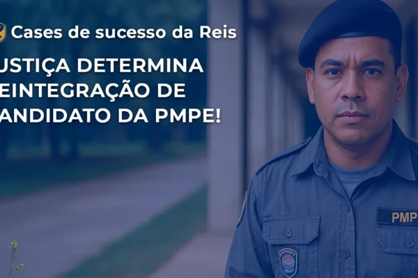 Imagem policial justiça determina candidado da PMPE