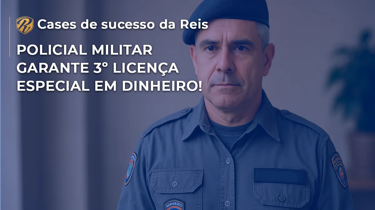 Policial militar licença especial