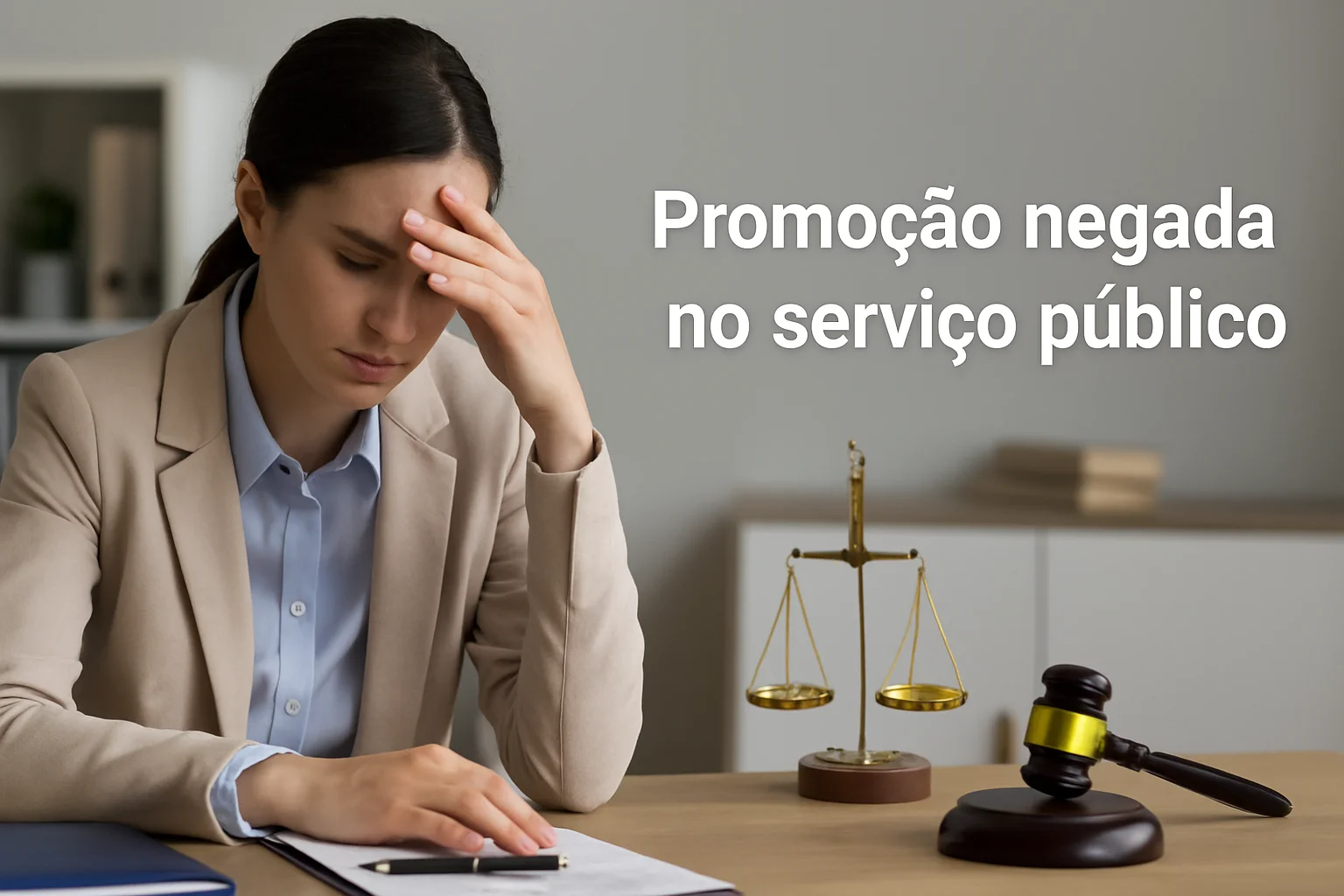 Promoção negada no serviço público