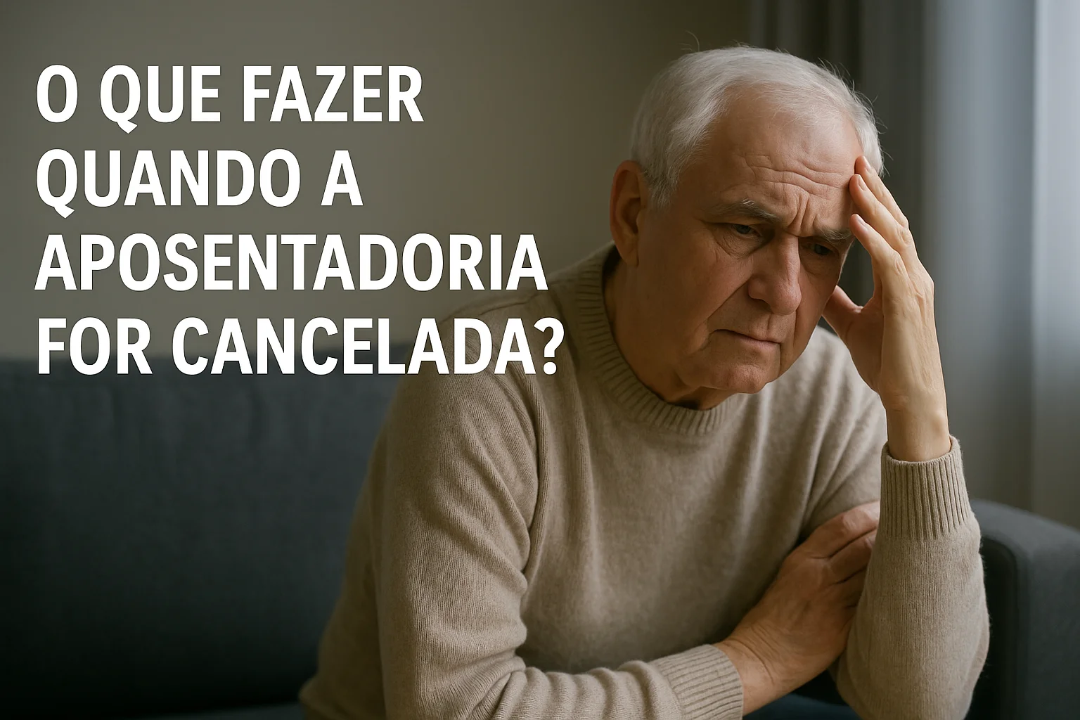 aposentadoria cancelada