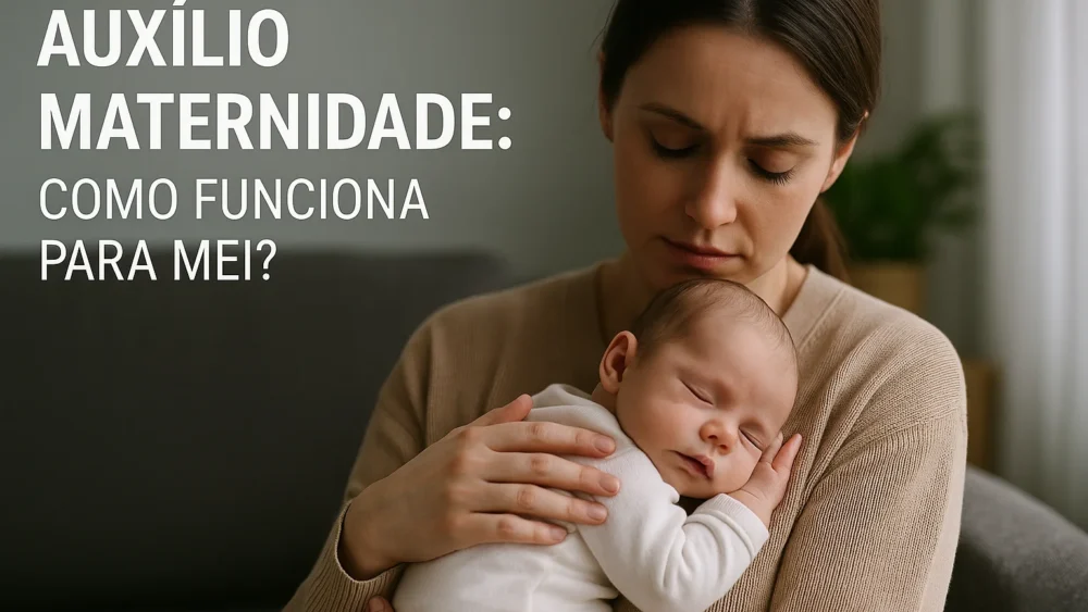 auxílio maternidade, como funciona para mei?