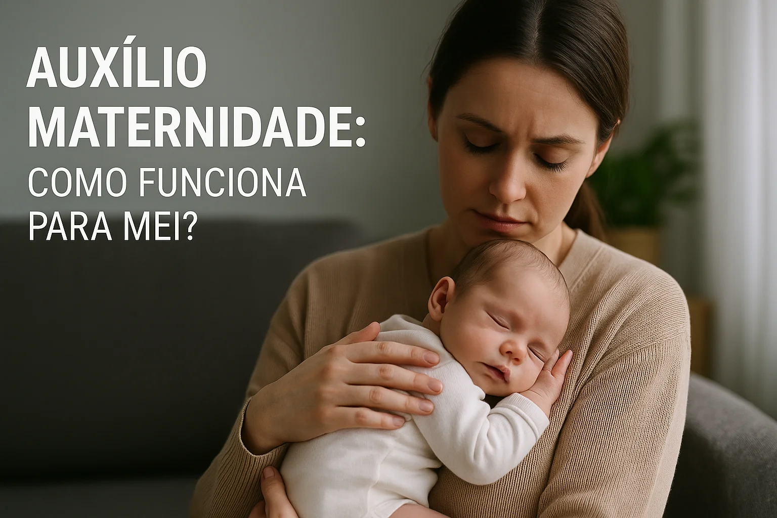 auxílio maternidade, como funciona para mei?