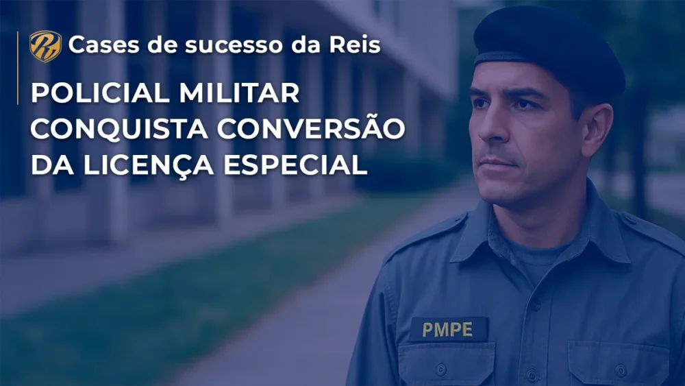 policial conversão de licença especial