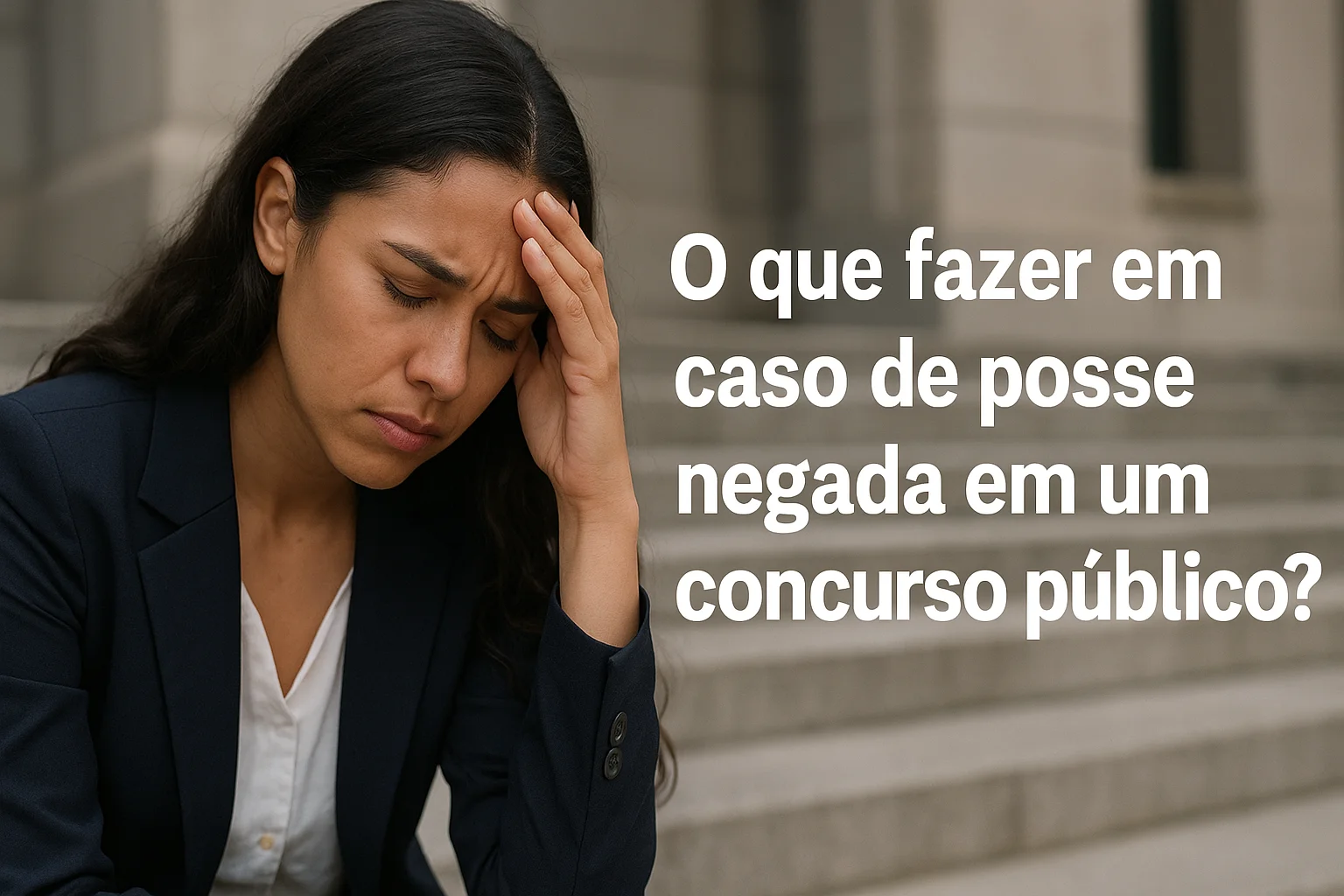 posse negada em concurso público