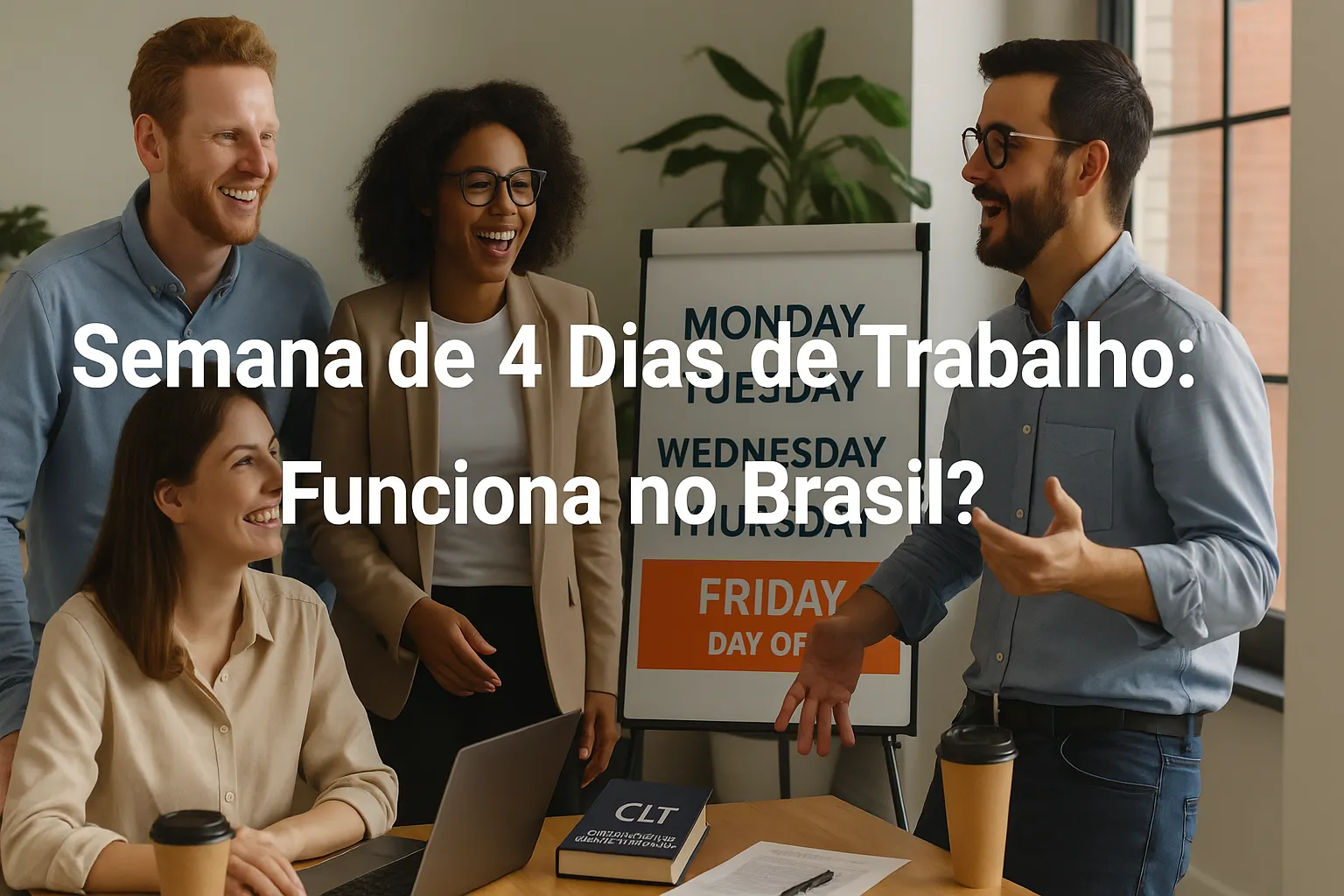 Semana de trabalho 4 dias no Brasil
