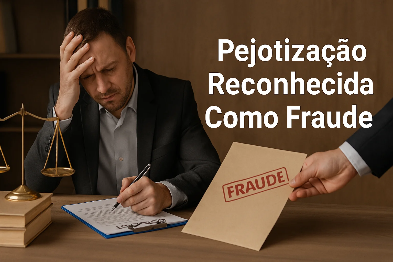 pejotização reconhecida como fraude