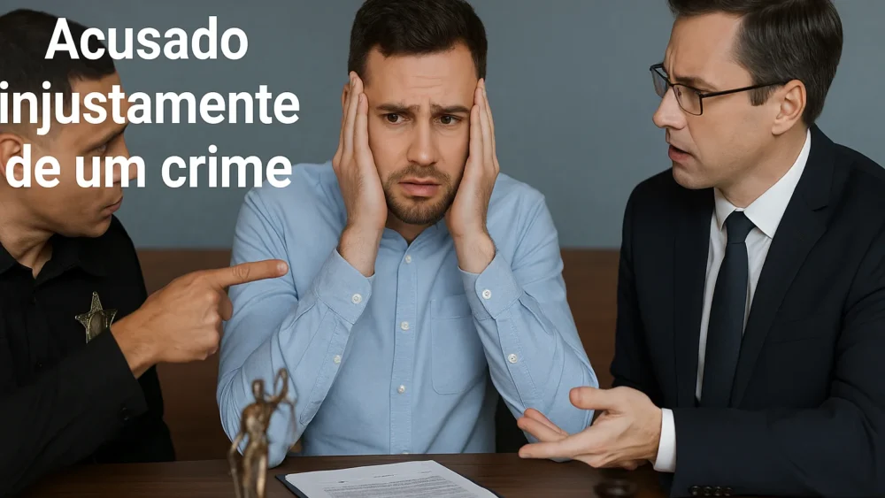 O que fazer caso seja acusado injustamente de um crime? 1 Acusado injustamente de um crime