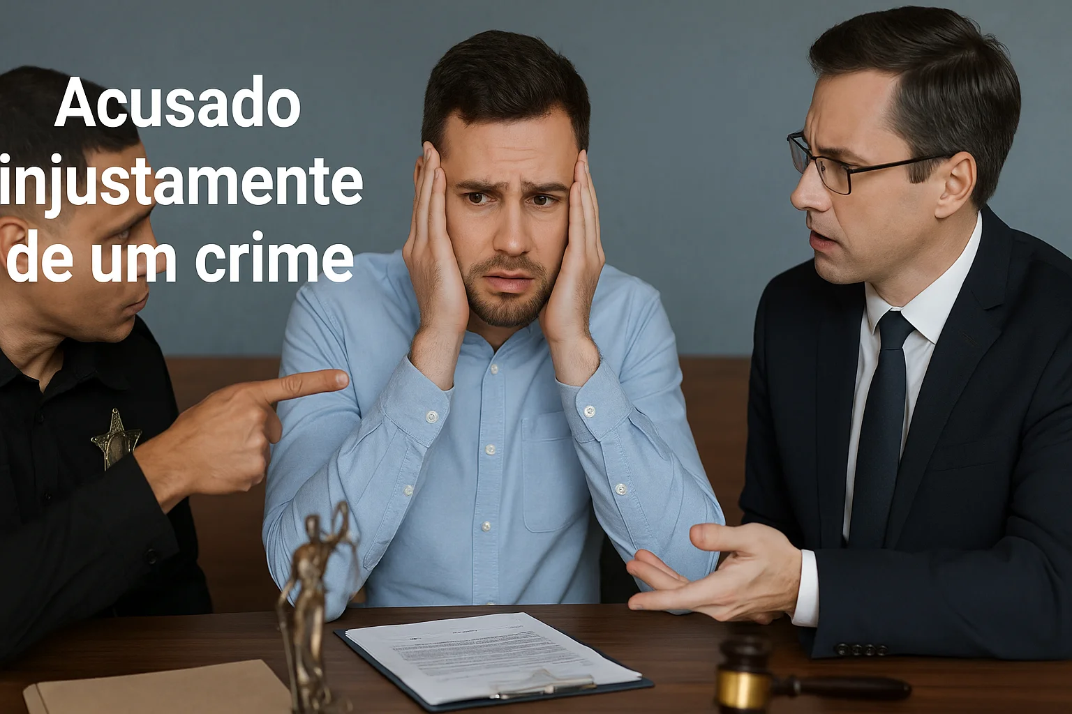 Acusado injustamente de um crime