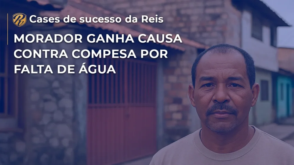 [CASE] Morador ganha causa contra Compesa por falta de água