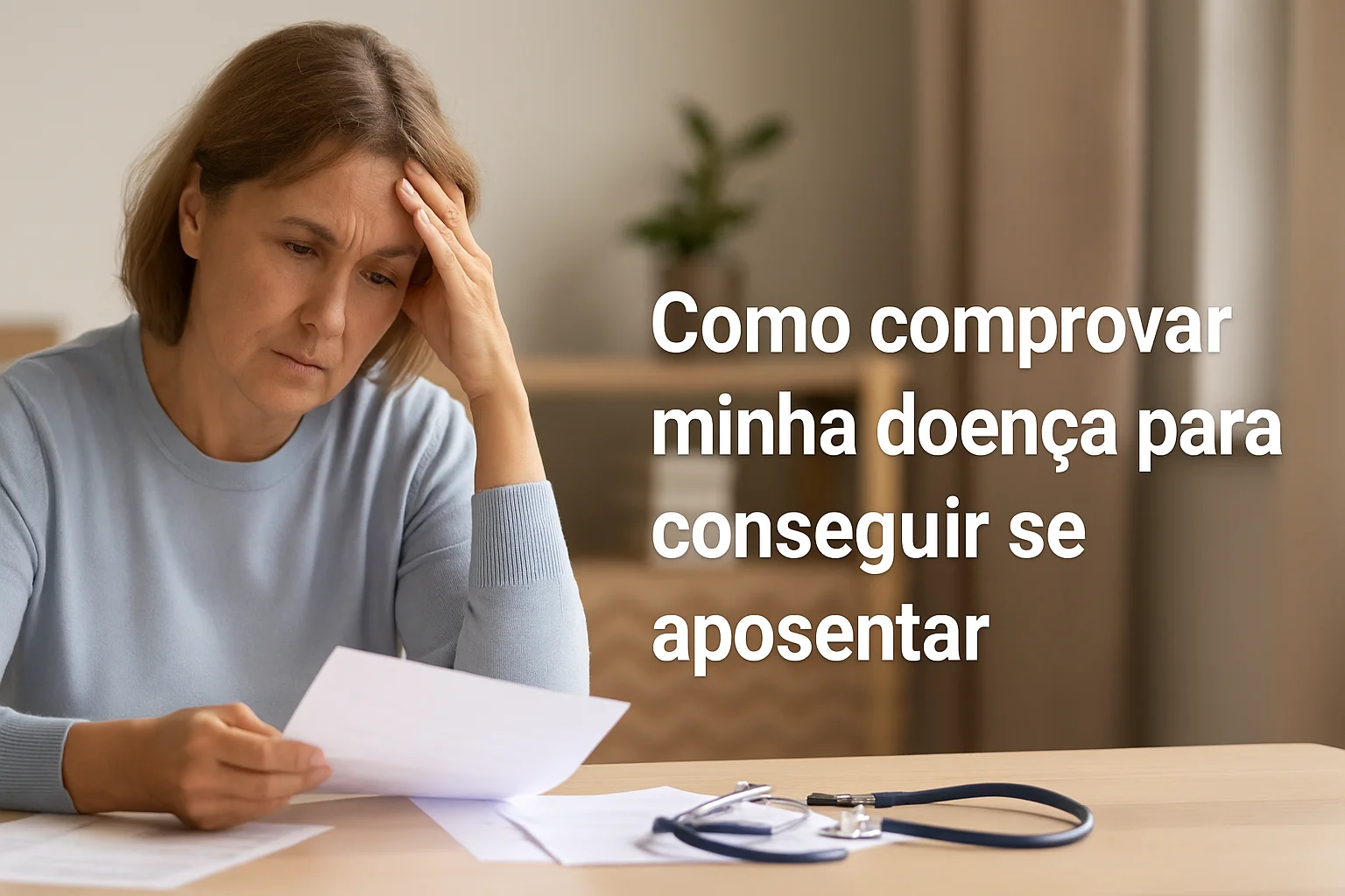 Comprovar doença para se aposentar