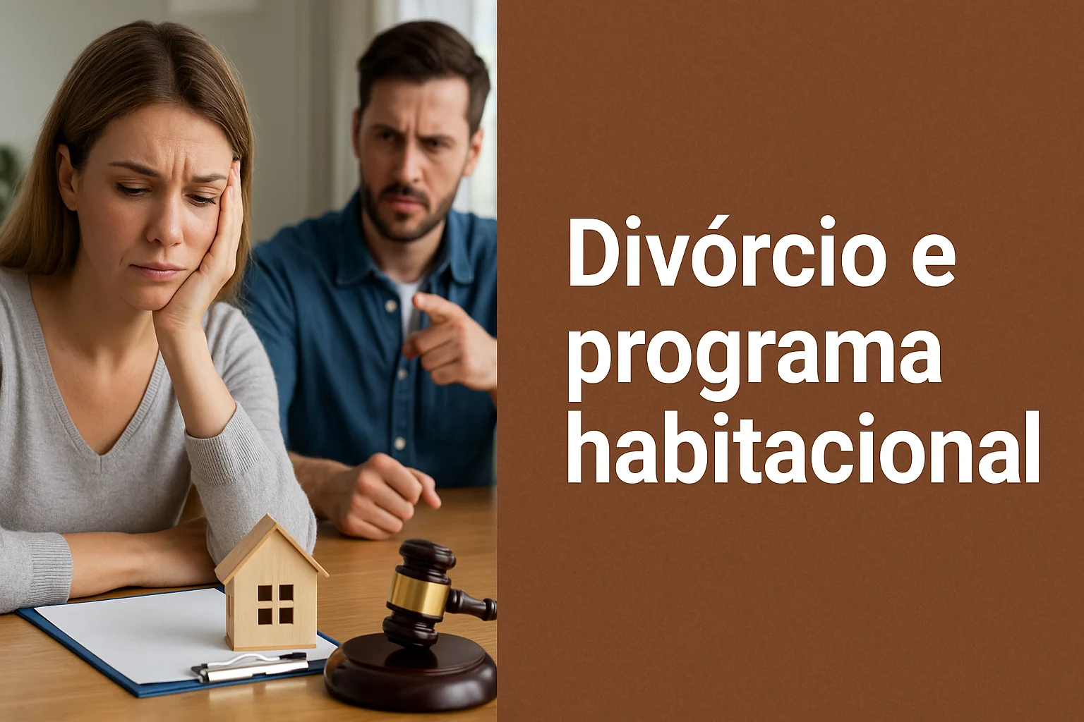 Divórcio e programa habitacional