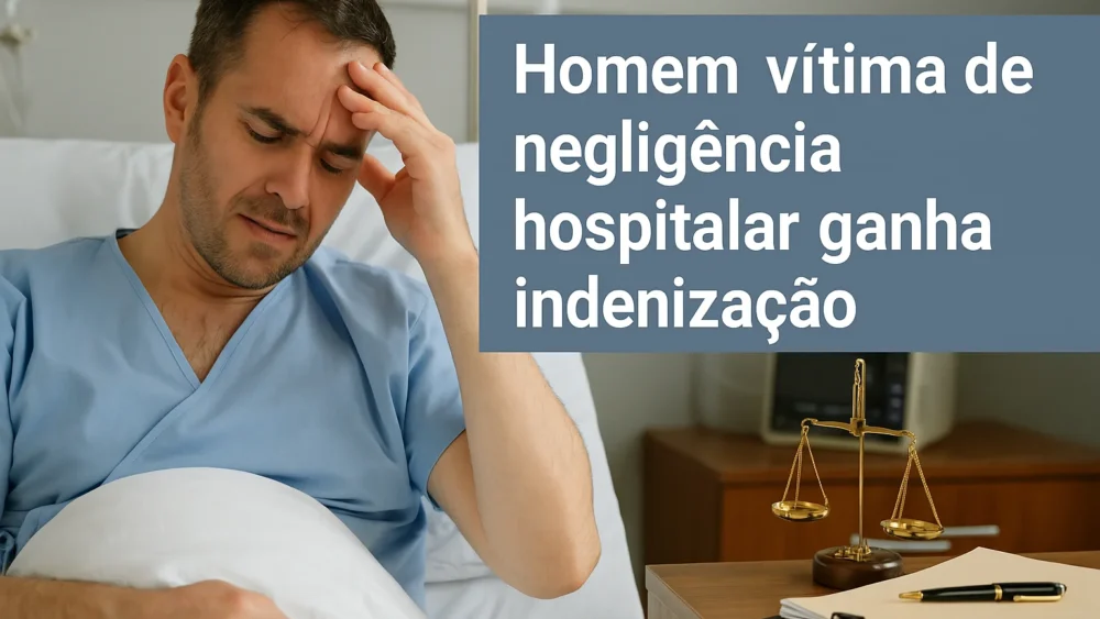 Homem vítima de negligência hospitalar ganha indenização