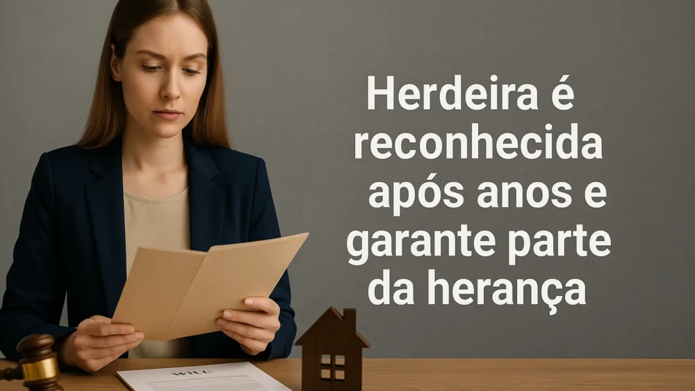 [JUR] Herdeira é reconhecida após anos e garante parte da herança