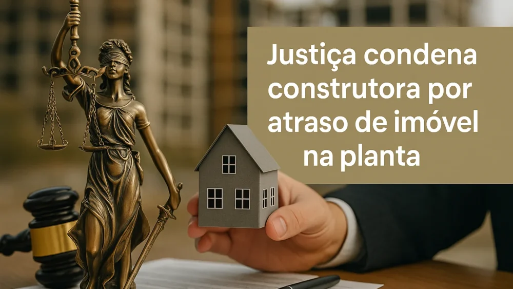[JUR] Justiça condena construtora por atraso de imóvel na planta