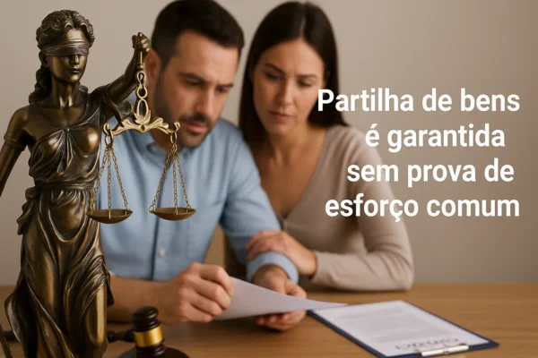 [JUR] Partilha de bens é garantida sem prova de esforço comum