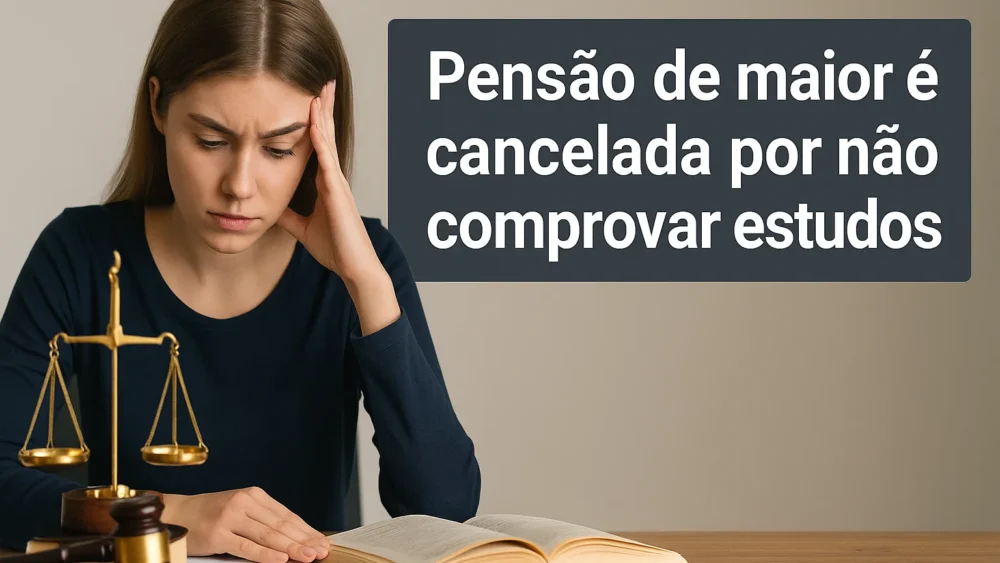 [JUR] Pensão de maior é cancelada por não comprovar estudos