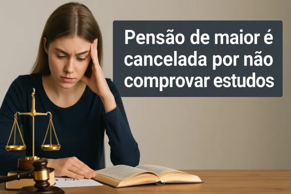 [JUR] Pensão de maior é cancelada por não comprovar estudos