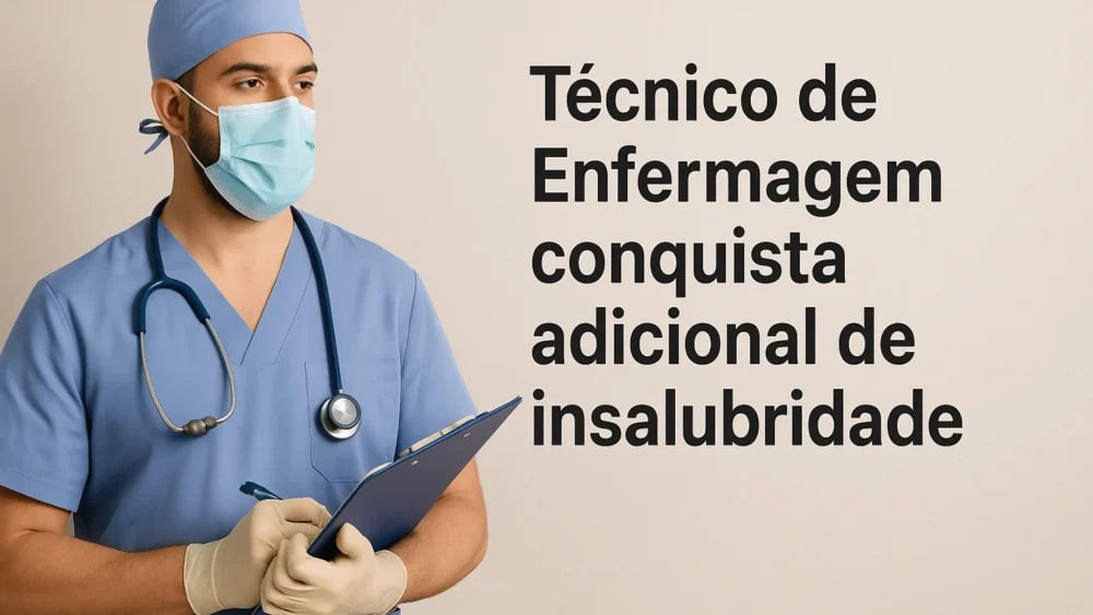 JUR] Técnico de enfermagem adicional de insalubridade