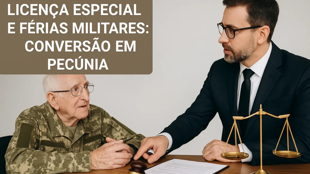 LICENÇA ESPECIAL E FÉRIAS MILITARES