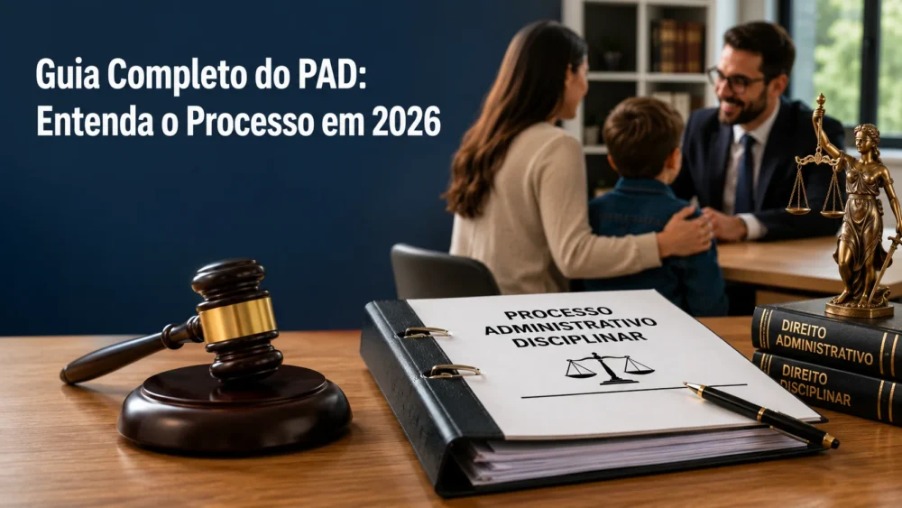 Guia PAD 2026: Processo Administrativo Disciplinar, direitos do servidor e defesa jurídica