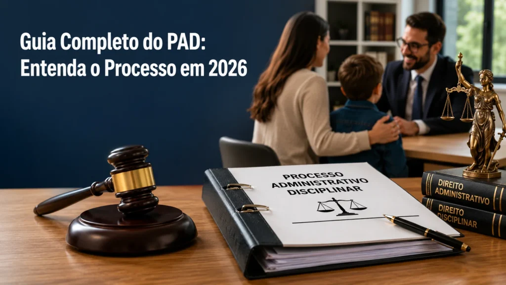 Guia PAD 2026: Processo Administrativo Disciplinar, direitos do servidor e defesa jurídica