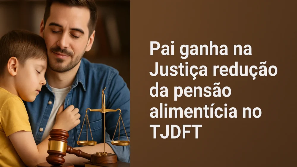 Pai ganha na Justiça redução da pensão alimentícia no TJDFT 1 Pai ganha na Justiça redução da pensão alimentícia no TJDFT